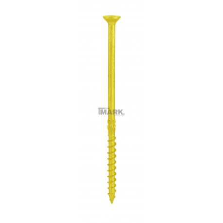 Woodscrew with a countersunk head